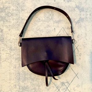 NWOT Unique Vegan Brown Purse